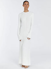 Amelia Fairfax | Ribbed Knit Maxi Dress For Women