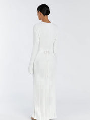 Amelia Fairfax | Ribbed Knit Maxi Dress For Women