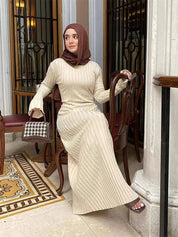Amelia Fairfax | Ribbed Knit Maxi Dress For Women