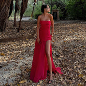 Sophia Brennan | Asymmetrical Maxi Dress For Women