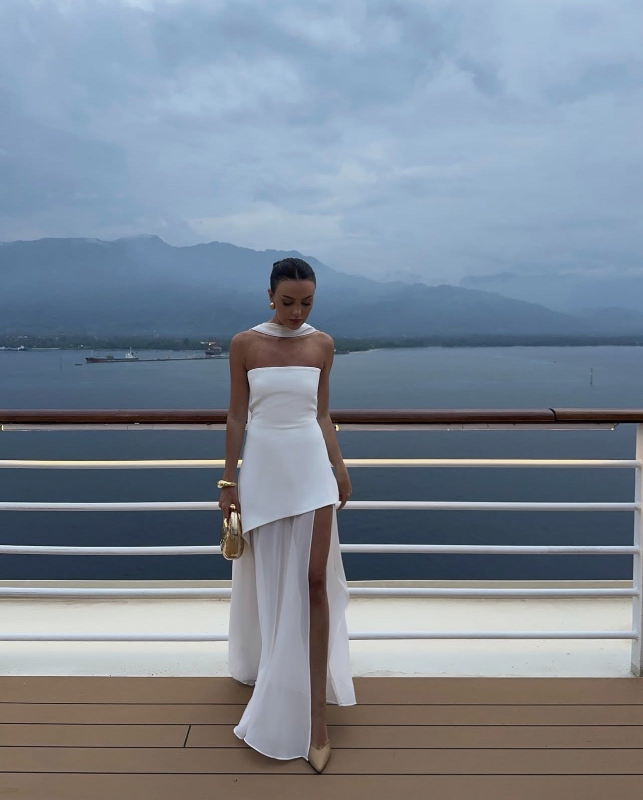 Sophia Brennan | Asymmetrical Maxi Dress For Women