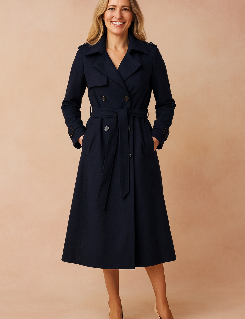 Sofia Laurent | Belted Trench Coat For Women