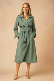 Sofia Laurent | Belted Trench Coat For Women