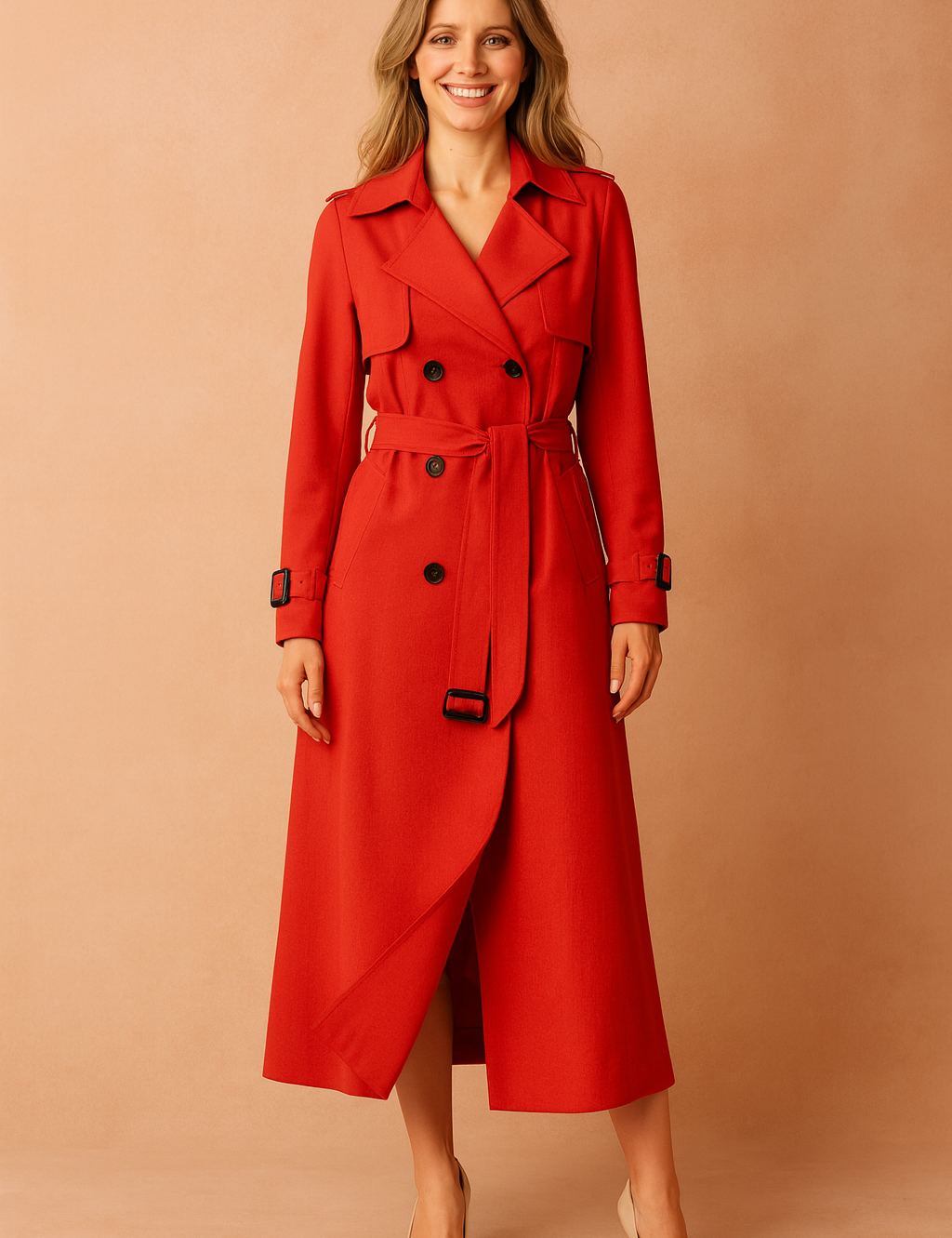 Sofia Laurent | Belted Trench Coat For Women