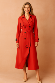 Sofia Laurent | Belted Trench Coat For Women