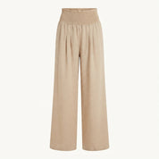 Evie Thornton | Linen Wide-Leg Beach Pants For Women