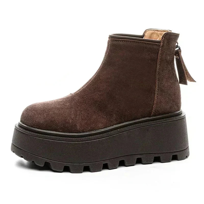 Aurora Kensington | Luxe Platform Ankle Boots For Women