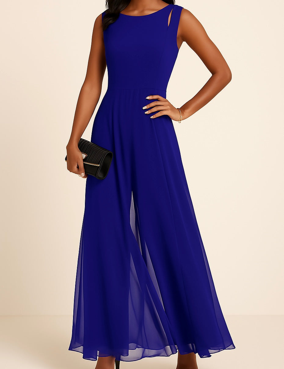 Isabella Laurent | Elegant Wide Leg Jumpsuit For Women