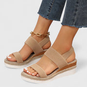 Eden Whitlock | Espadrille Wedge Sandals For Women