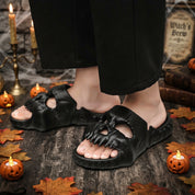 Bone Daddy | Skull Halloween Slippers For Men