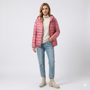 Rosalie Dupont | Lightweight Hooded Puffer Jacket For Women