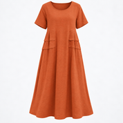 Georgia Blackwood | Relaxed Linen Summer Dress For Women