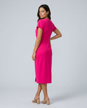 Elise Calloway | Wrap Midi Dress Navy For Women
