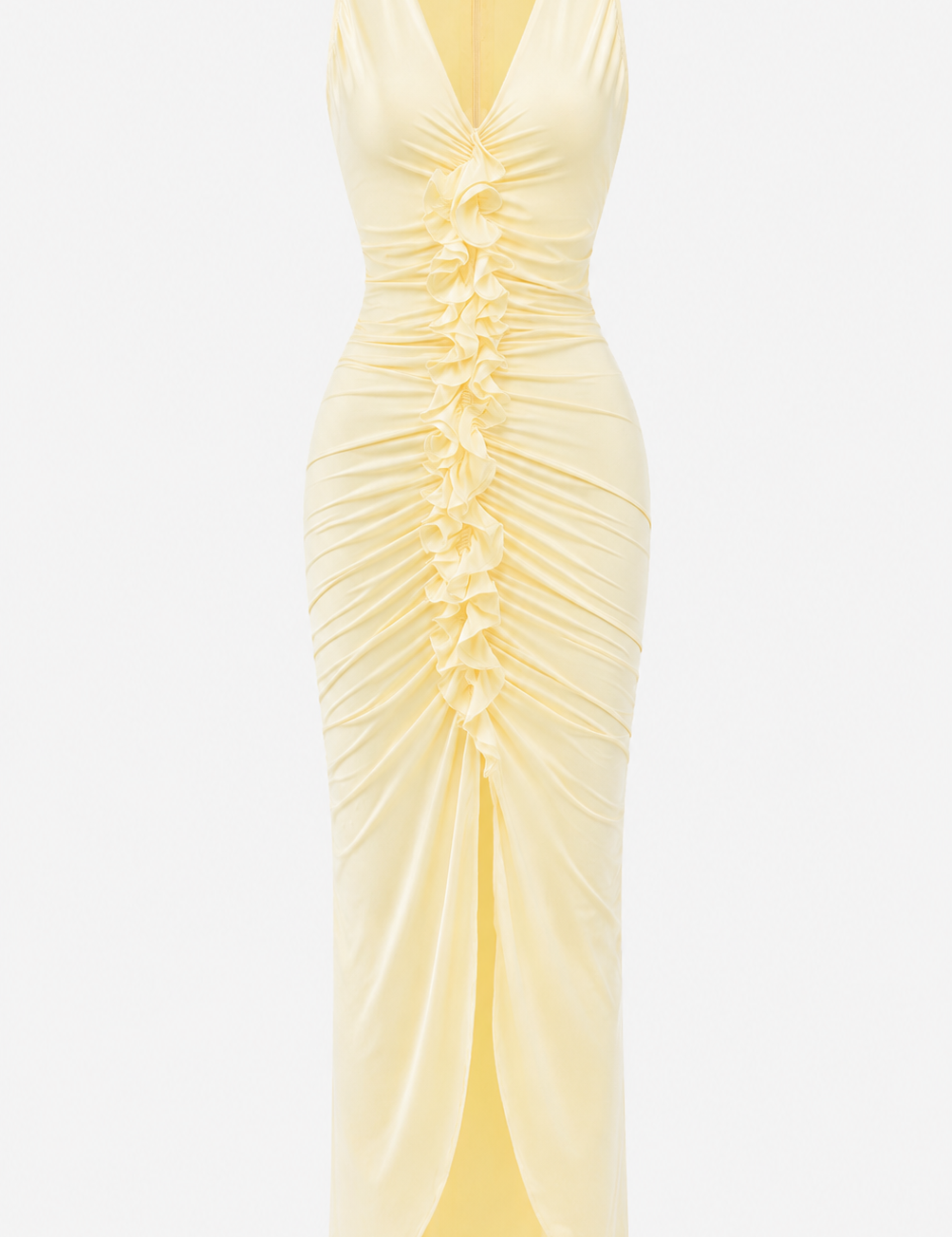 GraceWilsonRuchedV-NeckMaxiDressForWomen.png