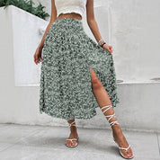 Maeve Thornton | Ditsy Floral Split-Hem Midi Skirt