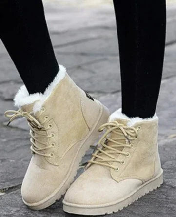 Sienna Laurent | Winter Fur Lined Boots For Women
