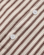 Gabriel Fontaine | Linen Stripe Shirt with Relaxed Coastal Elegance For Men