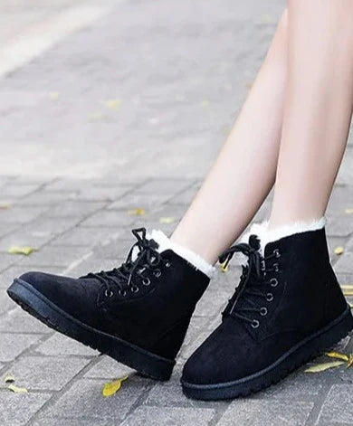 Sienna Laurent | Winter Fur Lined Boots For Women