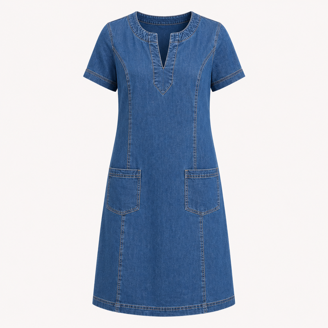 Hannah Fielding | Relaxed Denim Midi Dress For Women