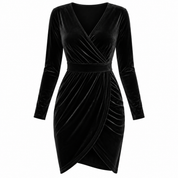 Hannah White | Velvet Cocktail Dress For Women