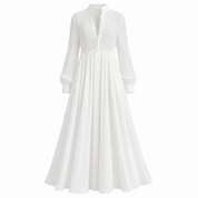 Harper White | Elegant Long Sleeve Maxi Dress For Women