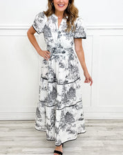 Brooke Thompson | Classic Toile Maxi Dress For Women