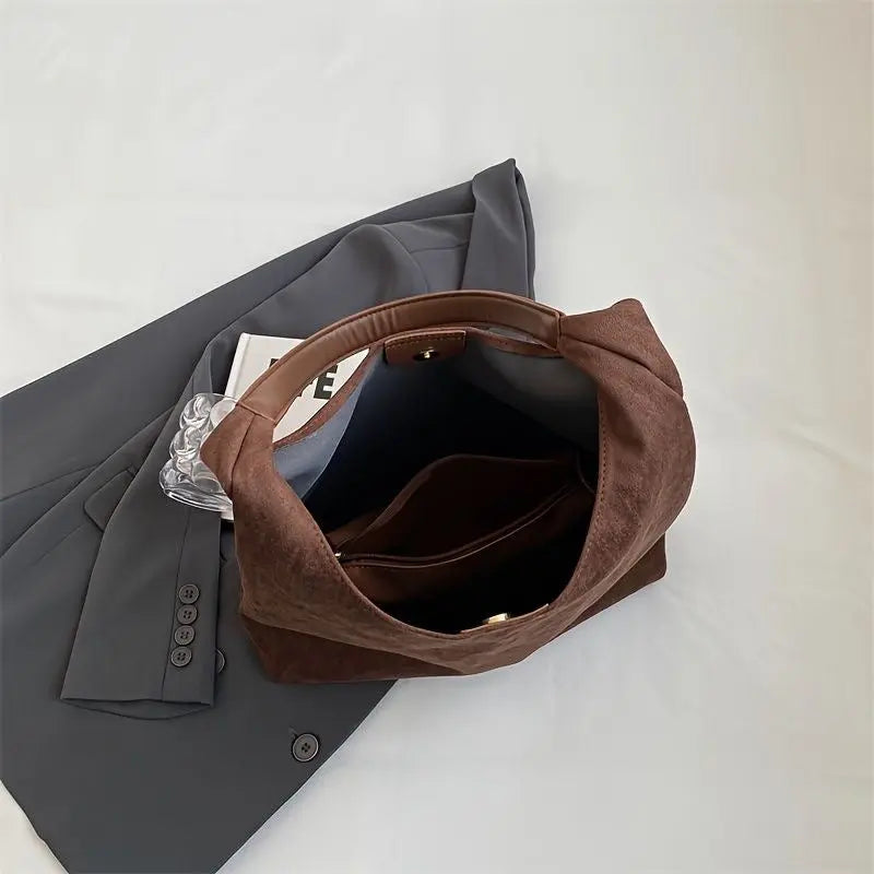 Sienna Vale | Minimalist Suede Tote Bag