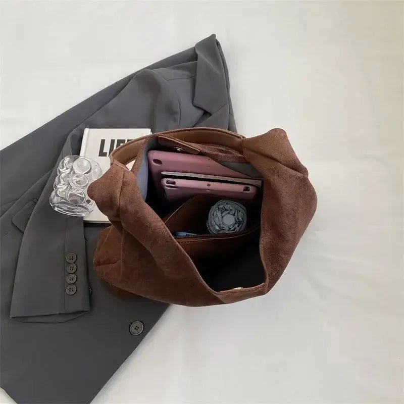 Sienna Vale | Minimalist Suede Tote Bag