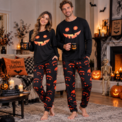 Jack O'Lantern | Pumpkin Face Halloween Pyjamas For Unisex