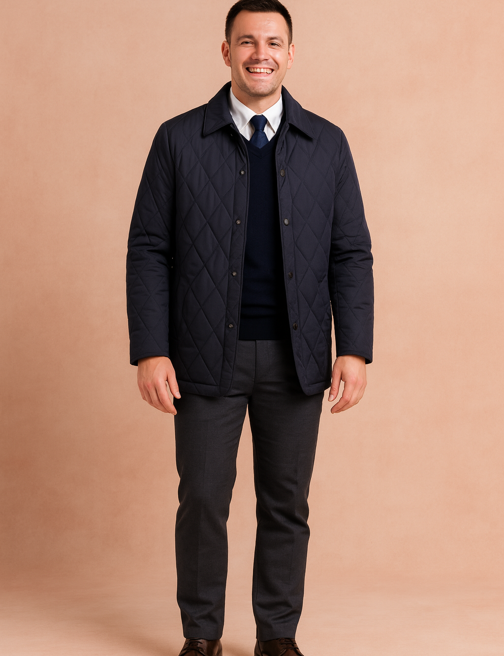 Luca Moretti | Luxury Quilted Jacket For Men
