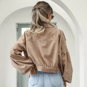 Serena Bellucci | Cropped Corduroy Jacket For Women