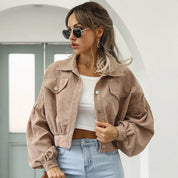 Serena Bellucci | Cropped Corduroy Jacket For Women