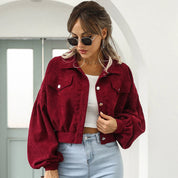 Serena Bellucci | Cropped Corduroy Jacket For Women