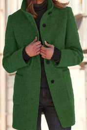Isabelle Laurent | Luxury Wool Blend Coat For Women