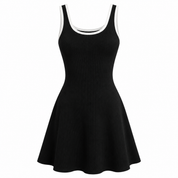 Lauren Beckett | Ribbed Summer Mini Dress For Women