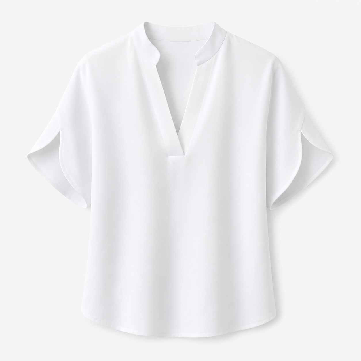 Lily Jones | Chiffon V-Neck Blouse For Women
