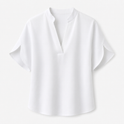 Lily Jones | Chiffon V-Neck Blouse For Women