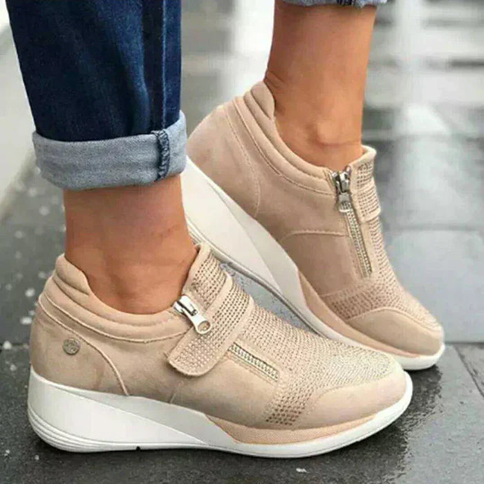 Camille Dubois | Comfort Zip Sneakers For Women