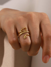 Amélie Dupont | Serpentine Gold Wrap Ring For Women