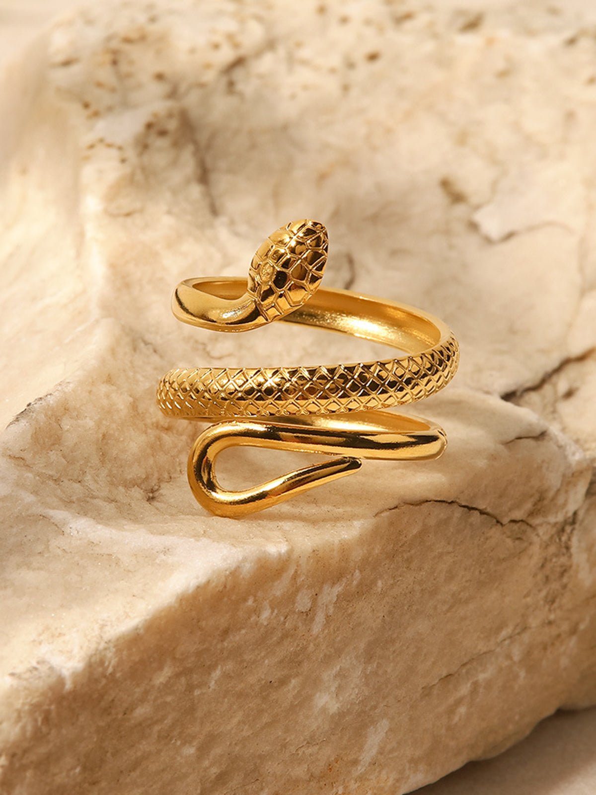 Amélie Dupont | Serpentine Gold Wrap Ring For Women