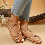 Sienna Moreau | Pearl Embellished Sandals For Women