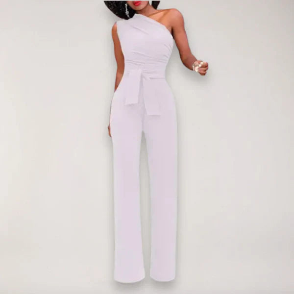 Valentina Moretti | One-Shoulder Elegance Jumpsuit For Women