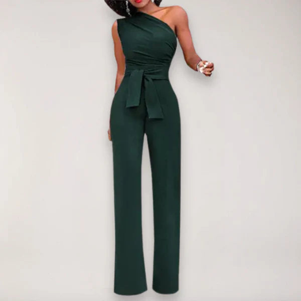 Valentina Moretti | One-Shoulder Elegance Jumpsuit For Women