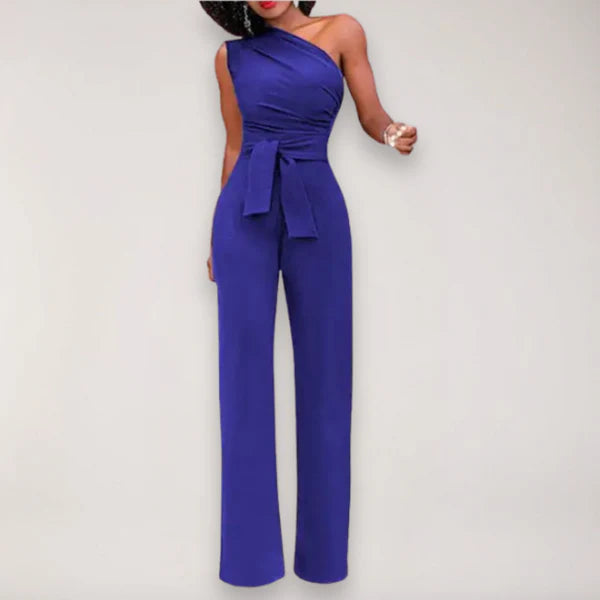 Valentina Moretti | One-Shoulder Elegance Jumpsuit For Women