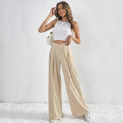 Aurélien Dubois | Effortless Wide-Leg Tailored Trousers For Women