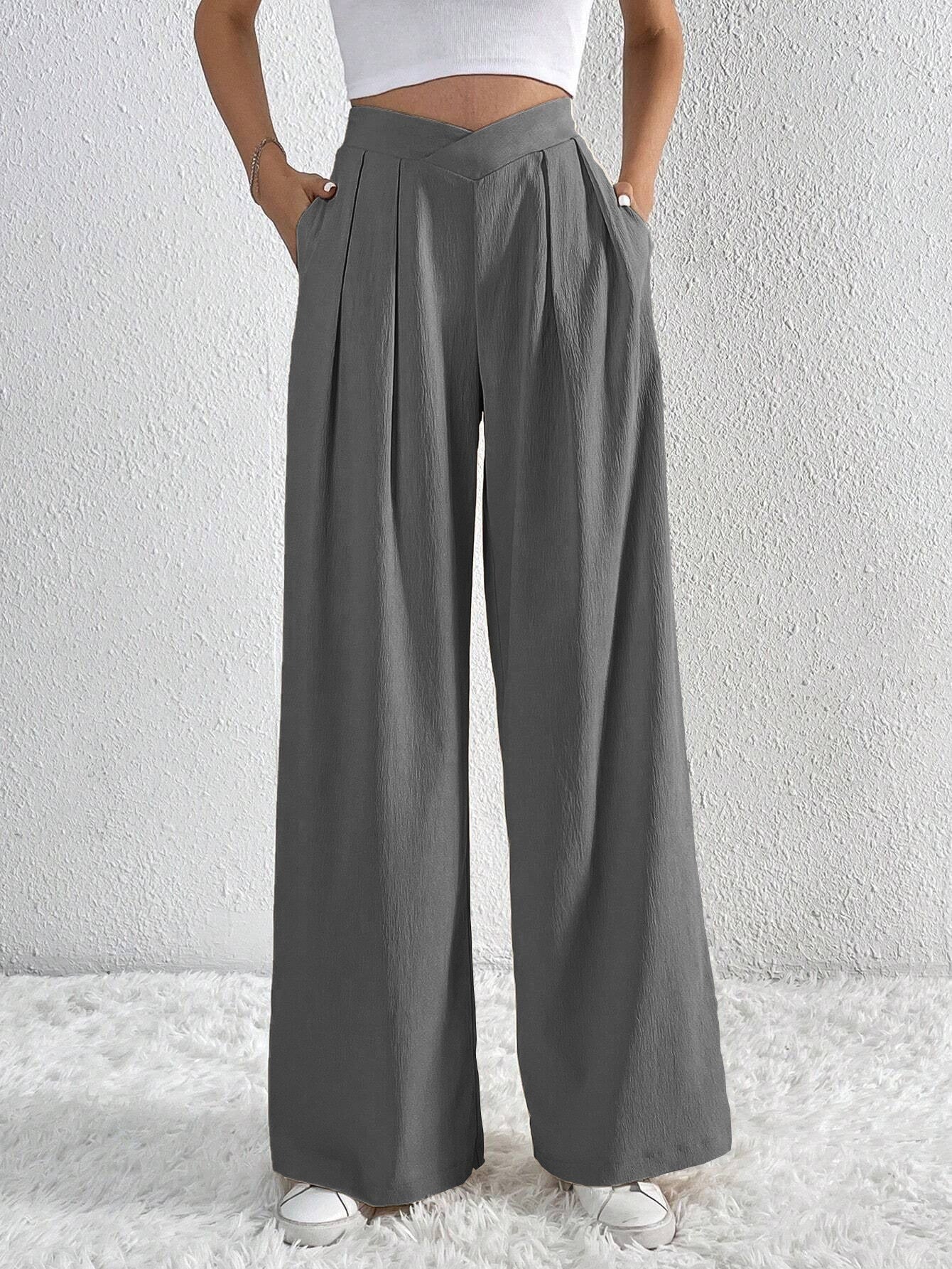 Aurélien Dubois | Effortless Wide-Leg Tailored Trousers For Women