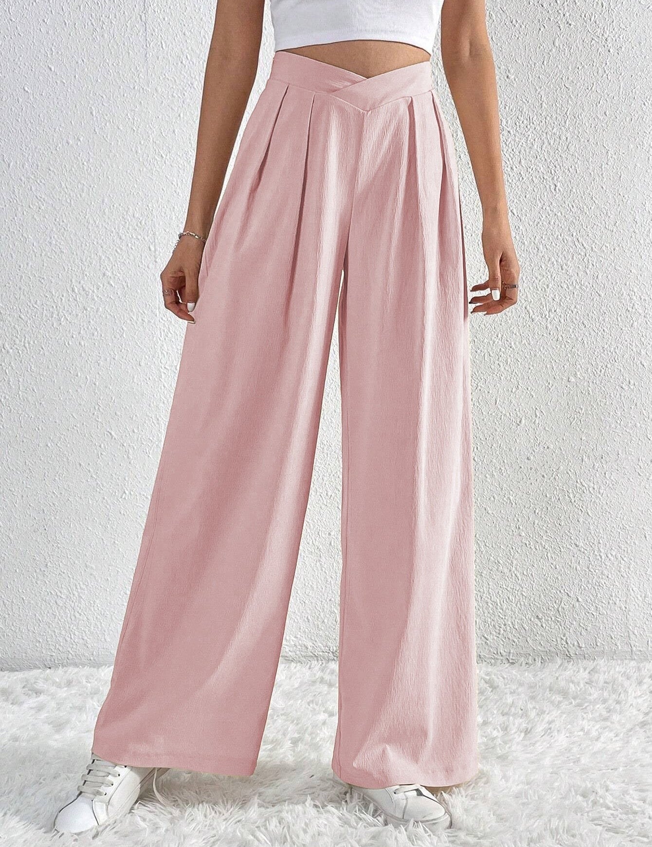 Aurélien Dubois | Effortless Wide-Leg Tailored Trousers For Women