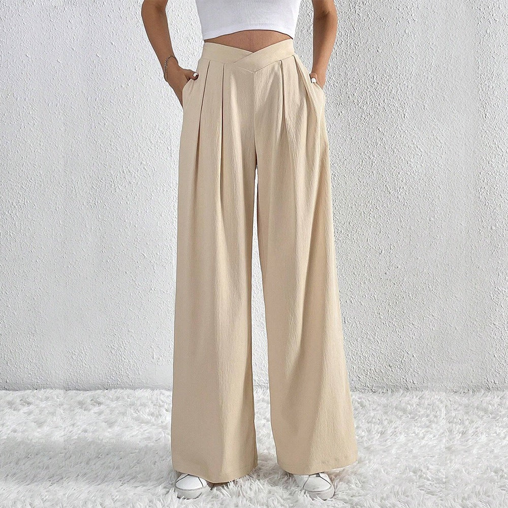 Aurélien Dubois | Effortless Wide-Leg Tailored Trousers For Women