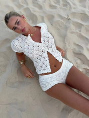 Camille Dupont | Riviera Lace Co-Ord Set For Women