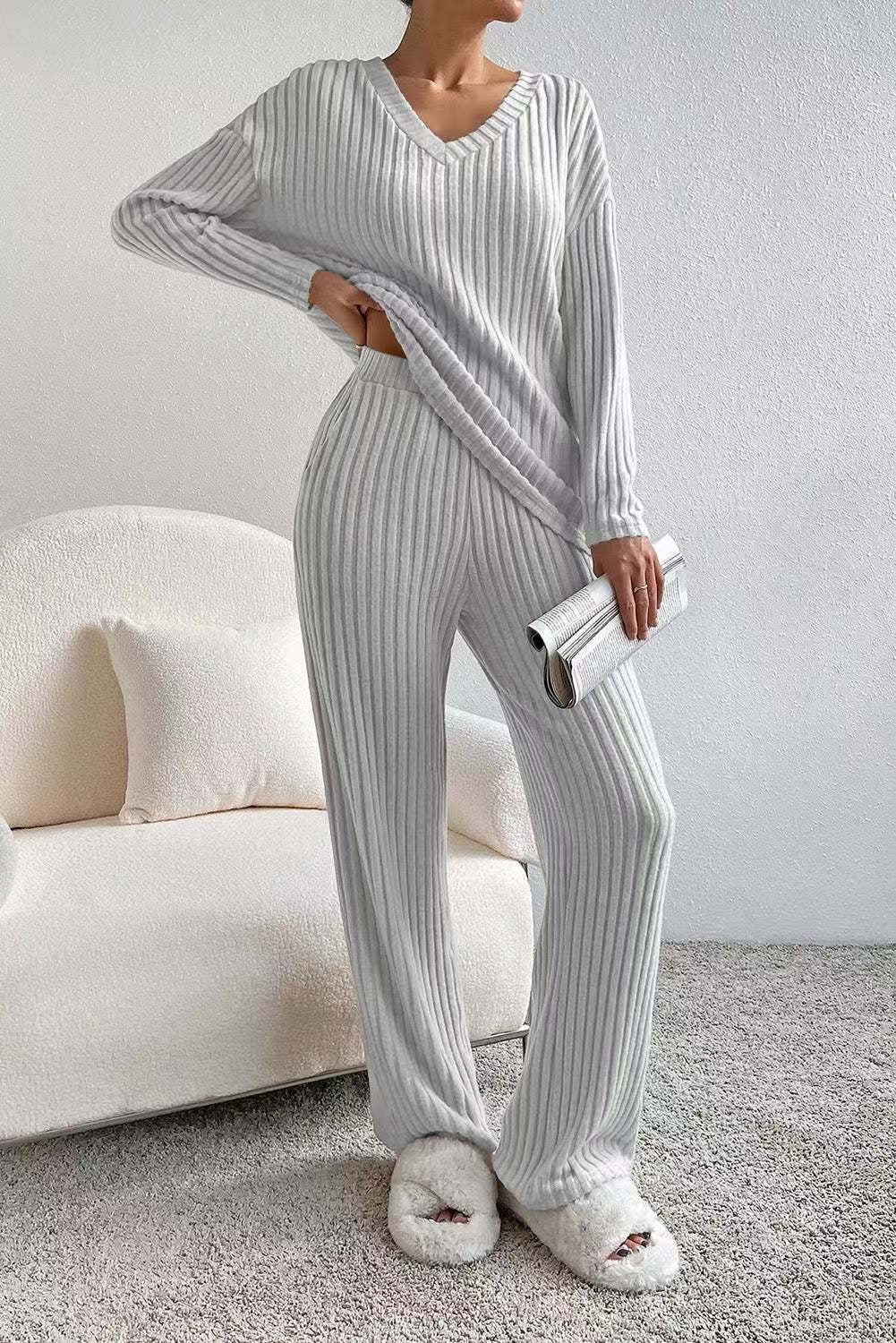 Sienna Laurent | Soft Knit Lounge Set For Women